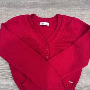 Hollister Cropped Cardigan L